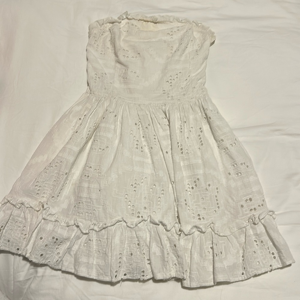 Anthropologie eyelet dress